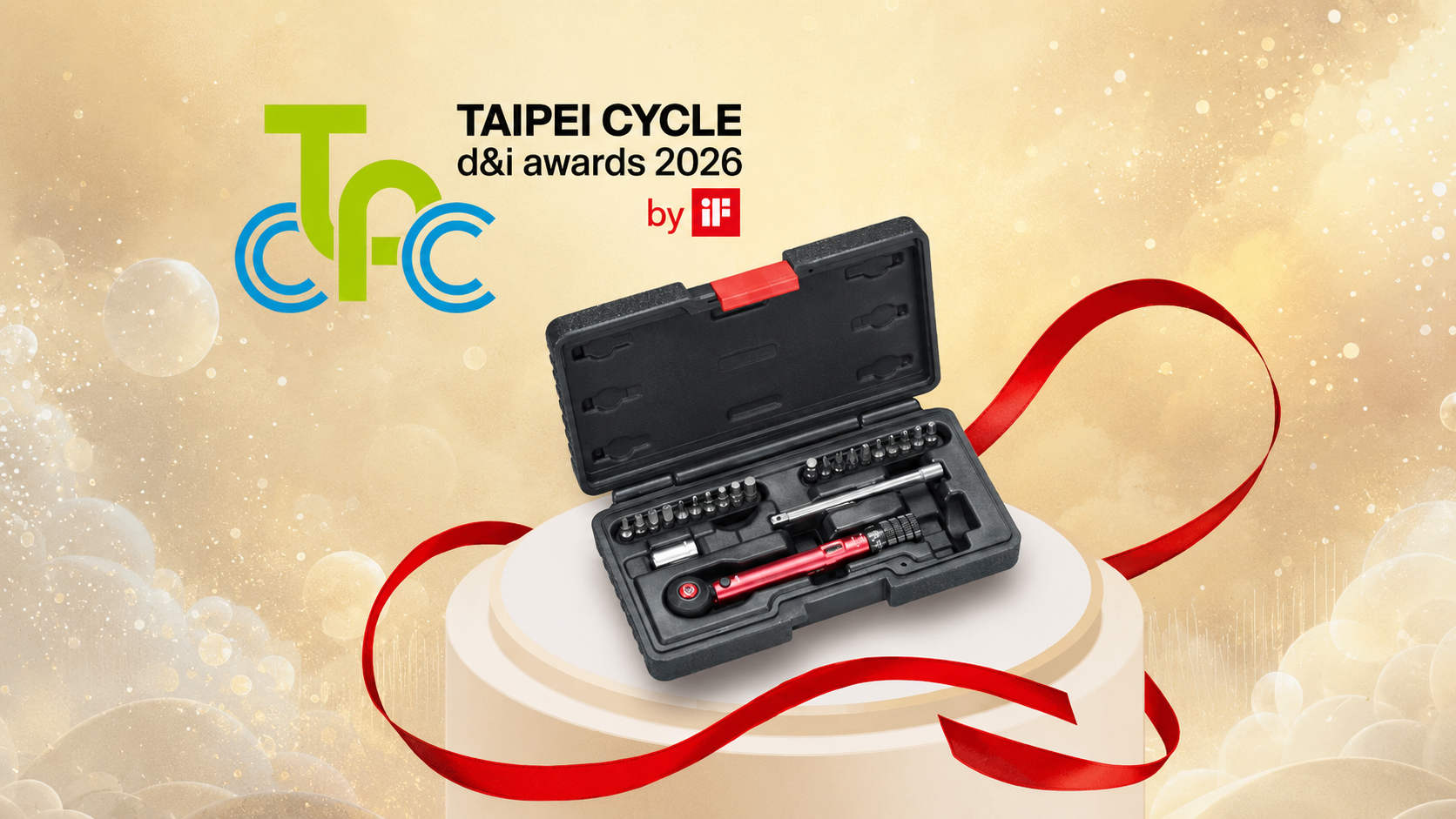Torque-Tech Aluminum Mini Cycling Torque Wrench Wins TAIPEI CYCLE d&i Awards 2026